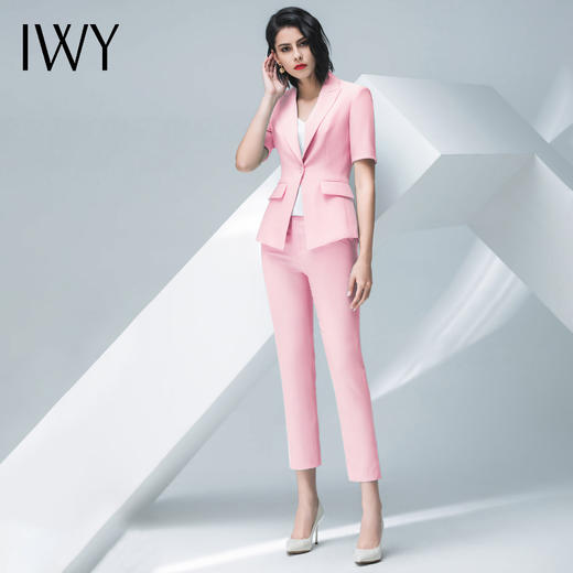 IWY/粉色西装长裤套装CP10230 商品图10