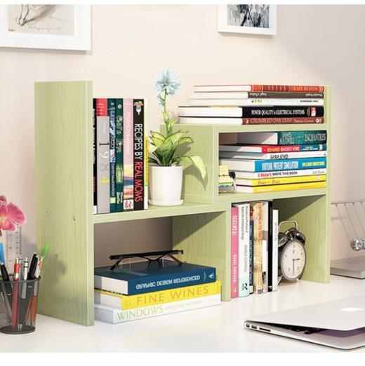 【收纳架】*简易桌面置物架伸缩架子桌上小书架电脑桌上小书柜办公室收纳架 商品图2