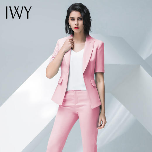 IWY/粉色西装长裤套装CP10230 商品图7