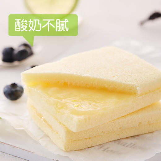 【450g装】港荣 蒸蛋糕夹心酸奶吐司营养早餐小面包整箱  商品图0