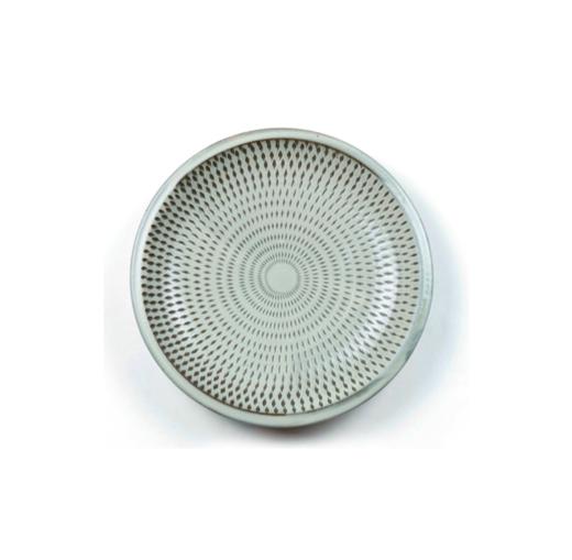 太田哲三窑 | 飞刨纹碟 | 白 商品图0