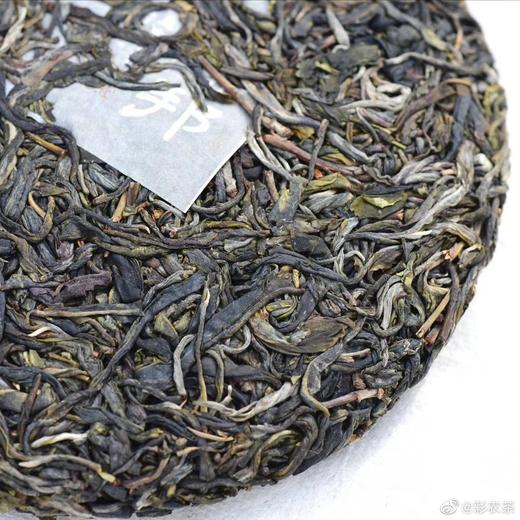 彩农茶｜倚邦2020头春古树青饼 商品图4