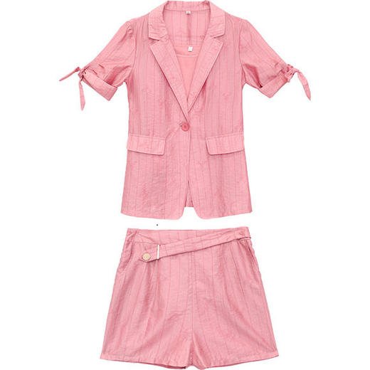 YWE-HSY-X2A016A夏新款修身气质天丝三件套 商品图4