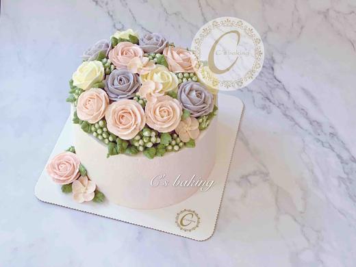 韩式裱花 E款 水果忌廉蛋糕（默认自提，收费配送请联系客服） 商品图0