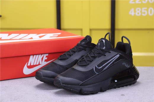 MAX2090跑步鞋系列 】耐克/NIKE 耐克MAX2090气垫跑鞋 白黑 荧光黄 商品图2