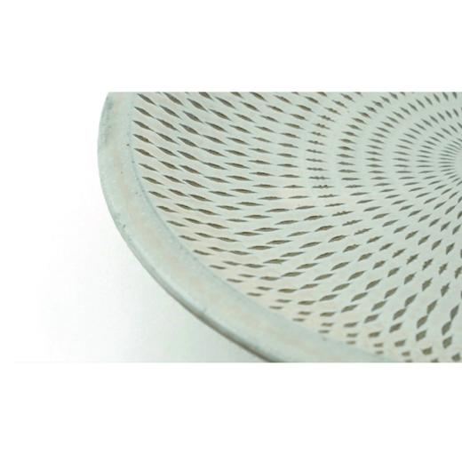 太田哲三窑 | 飞刨纹碟 | 白 商品图2