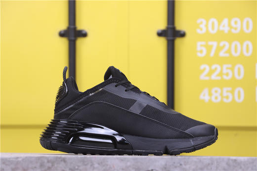 MAX2090跑步鞋系列 】耐克/NIKE 耐克MAX2090气垫跑鞋 白黑 荧光黄 商品图14