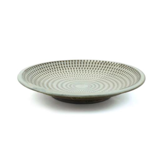 太田哲三窑 | 飞刨纹碟 | 白 商品图1