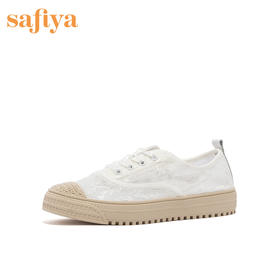 商场同款 | Safiya/索菲娅春季透气时尚蕾丝渔夫鞋单鞋SF01112304