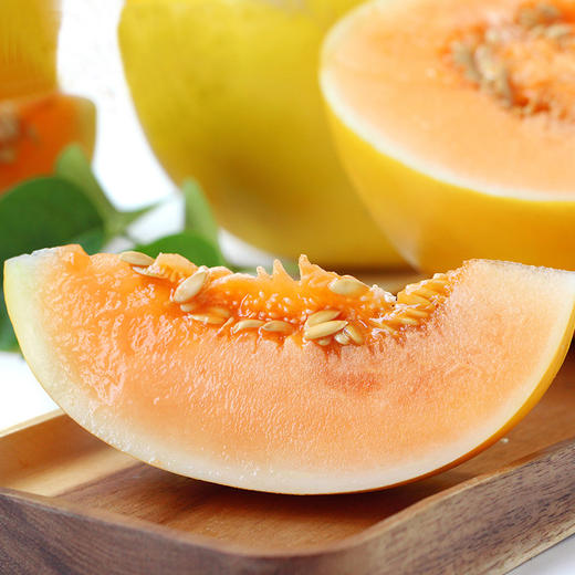 甘肃民勤蜜瓜2个装|戈壁日照12h ,淡奶香甜如蜜