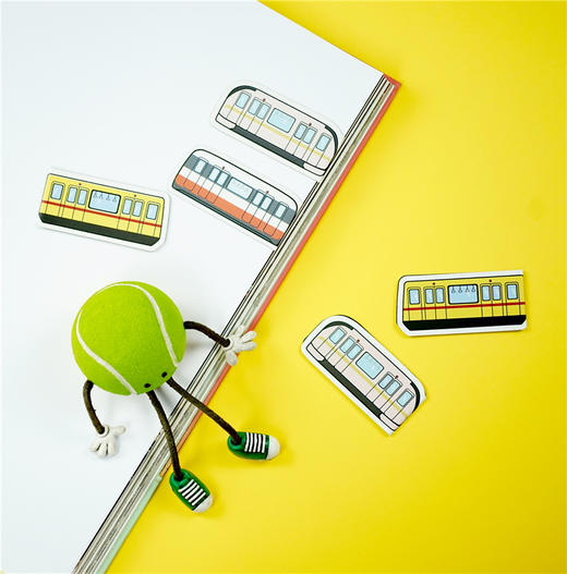 广州地铁列车磁性书签套装(3枚/套） 商品图6