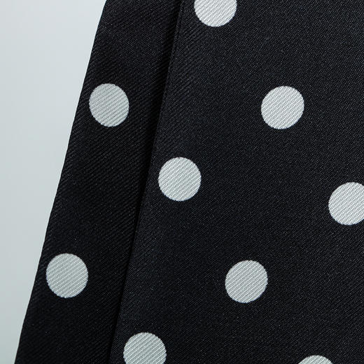 【甄珠贝】双面斜纹桑蚕丝波点小飘带&马衔扣 商品图2