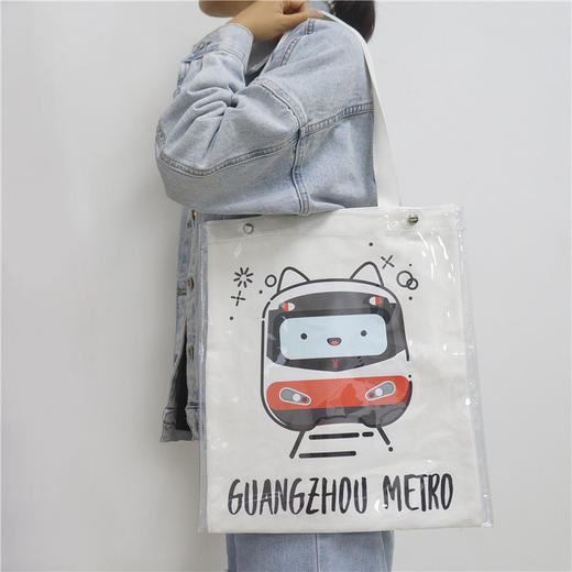 一、二、三号线双层透明挽肩袋 商品图3
