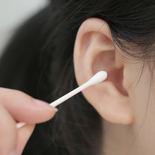 FaSoLa  100支装双头竹棉棒一次性卸妆化妆棉签棒 商品图5