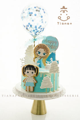 我和爱莎饼干定制款