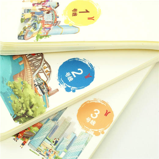 一、二、三号线地铁线装笔记本软抄本 商品图6