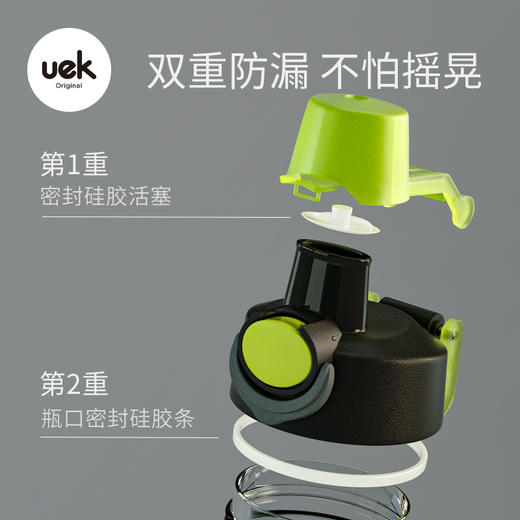 uek中小学生水杯夏季水杯防摔便携随手直饮杯夏天家用儿童太空杯 商品图2