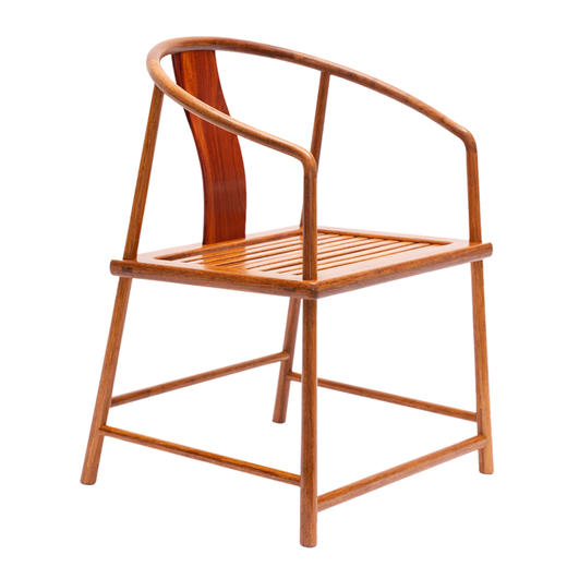 大简|实竹素圈椅现代简约新中式单椅子檀竹太师椅禅意空间围椅 商品图4
