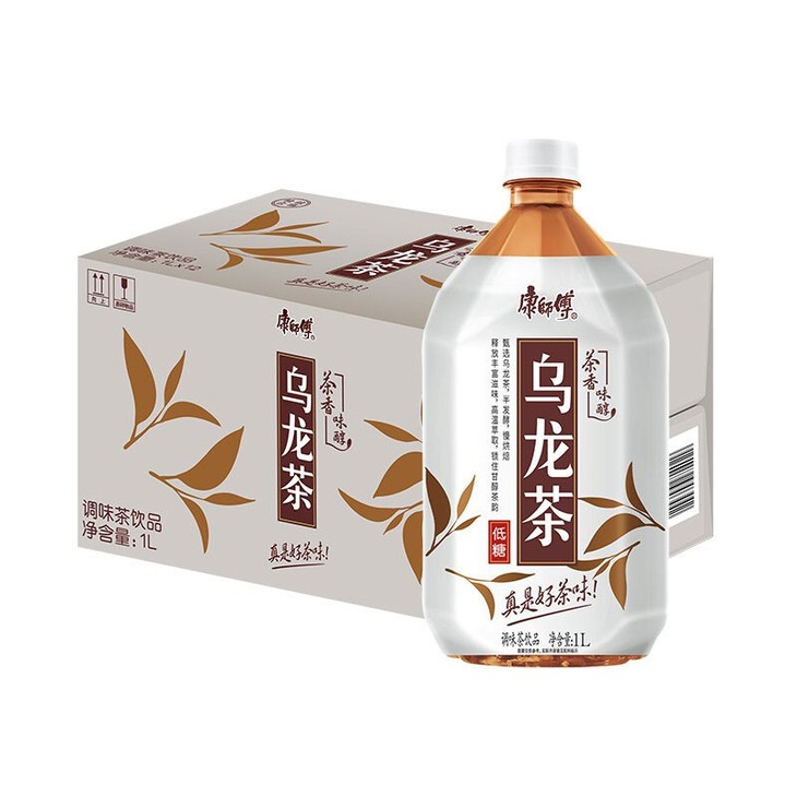 康师傅乌龙茶1l12瓶