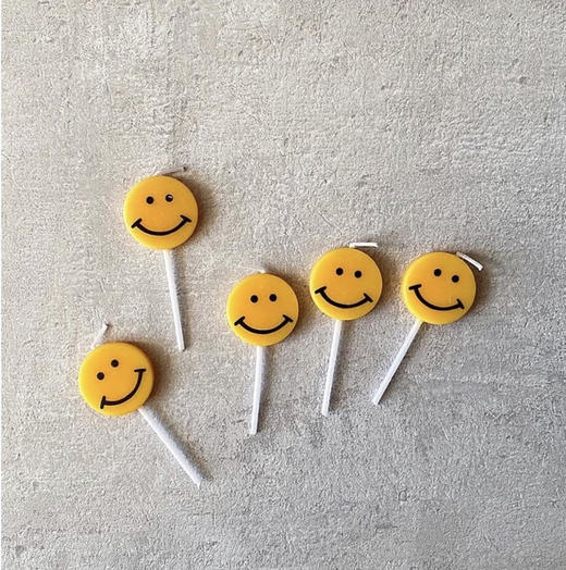 黄色笑脸蜡烛 商品图1