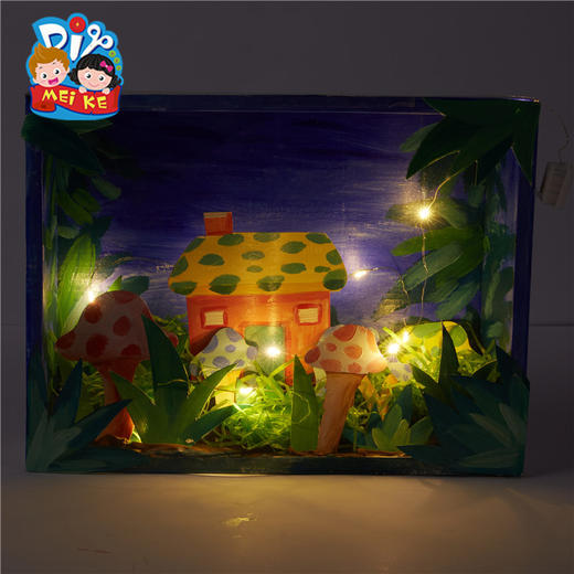 美可手工DIY创意微景观 幼儿园创意美术涂色绘画制作材料包 商品图2