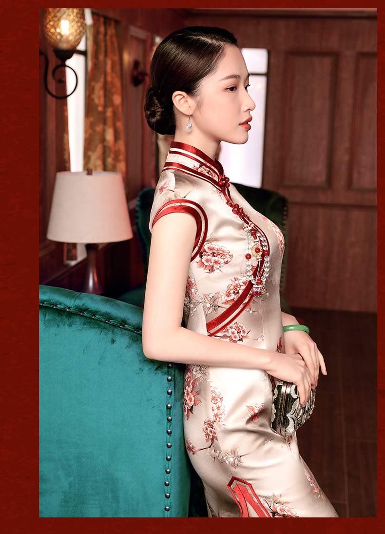 e2231 玺玥真丝旗袍 - 玺玥国风女装旗舰店