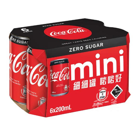 玉泉mini汽水可口可乐/雪碧/芬达200ml*6（新旧包装随机发） 商品图1