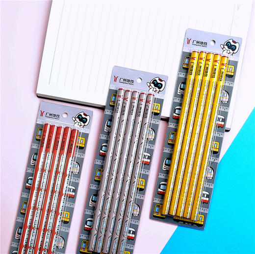 一、二、三号线地铁铅笔套装（五支/套） 商品图6