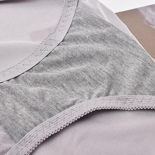 【拍5条99元】皇家丽美男女内裤中腰高腰莫代尔无缝内裤女士蕾丝三角裤男士加大码 商品图7