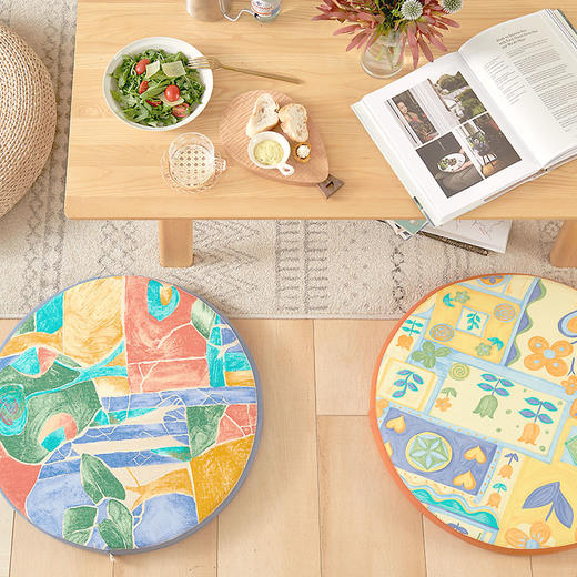 全棉棕榈坐垫打坐垫圆形棕榈坐垫 商品图3