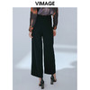 VIMAGE纬漫纪秋季新款通勤职业垂感舒适直筒西装裤长裤女显瘦V1405007 商品缩略图3