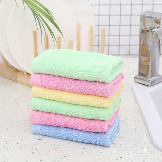 【10条用一年 厨房专用不沾油抹布】油利除洗碗巾 竹纤维洗碗布擦手洗碗多功能 商品图7