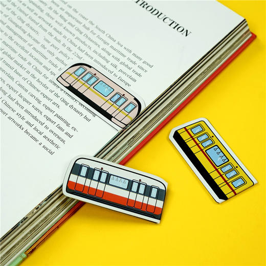 广州地铁列车磁性书签套装(3枚/套)