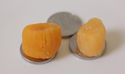 港岛姑娘 精选扇贝肉淡干瑶柱干贝海鲜干货宝宝扇贝柱肉元贝 220g/盒活冻 商品图2