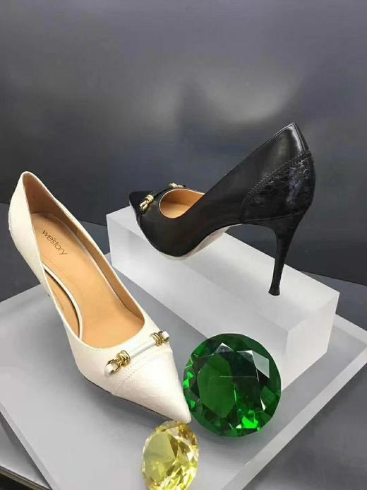 westory2020新款高跟优雅舒适通勤单鞋W20CE70091 商品图1