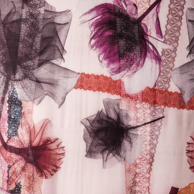 WW1054印花桑蚕丝大丝巾薄款遮阳防晒披肩【限量】 商品图7