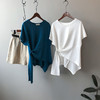 YS-7959新款心机短袖设计感小众打底衫百搭t恤上衣 商品缩略图2