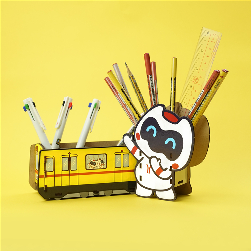 广州地铁一号线 DIY笔筒
