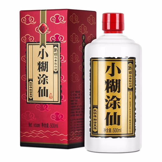 【推荐】小糊涂仙 （普仙）浓香型白酒 38度 500ml*6瓶 整箱装 （新老包装随机发货） 商品图1