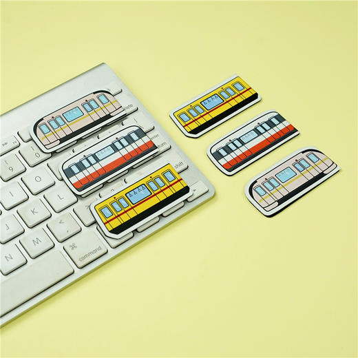 广州地铁列车磁性书签套装(3枚/套） 商品图3