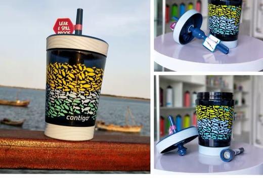 美国康迪克contigo冷萃吸管杯414ml