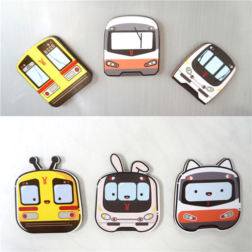 广州地铁Q版列车冰箱贴套装（6个/套） 商品图2