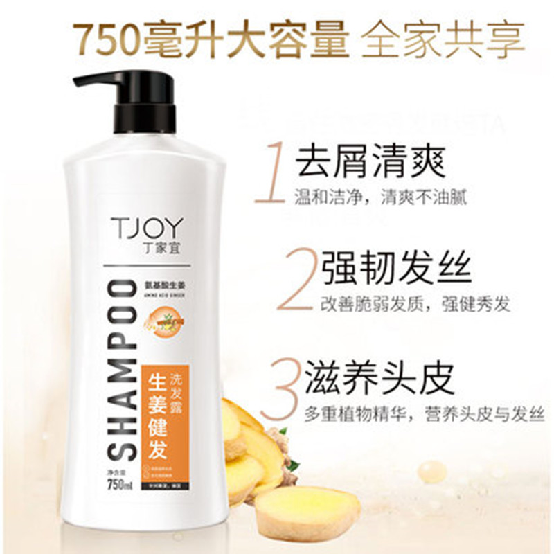 丁家宜氨基酸生姜健发洗发露750mlJPY带授权招加盟代理
