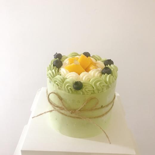 狮子家-日式小清新抹茶4寸蛋糕 纪念日蛋糕 聚会 仪式感必备 商品图0