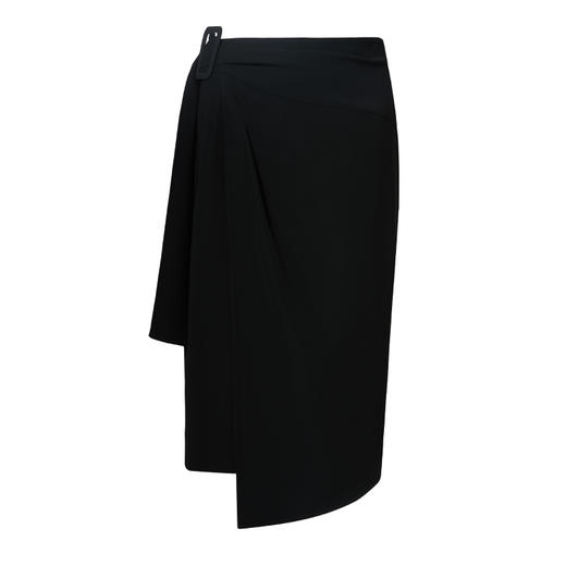 VIMAGE纬漫纪秋季新款时尚通勤不规则下摆修身包臀半身裙女裙V1406008 商品图4