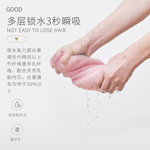 Natural latex towel 泰国天然乳胶毛巾 商品图2
