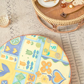 全棉棕榈坐垫打坐垫圆形棕榈坐垫