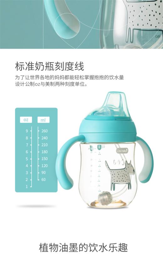 美国dexbaby宝宝吸管学饮杯鸭嘴杯 PPUS水杯260ml  两色可选JPY带授权招加盟代理 商品图10