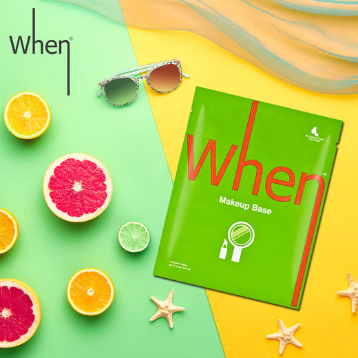 韩国when面膜5片补水保湿提亮肤色深层清洁生物纤维面膜官方正品 商品图3