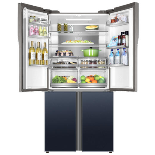 海尔（202445）冰箱四开门十字对开门变频风冷无霜静音节能冰箱 全空间保鲜一机三系统T.ABT杀菌独立母婴专区冰箱 BCD-605WSCEU1 商品图3